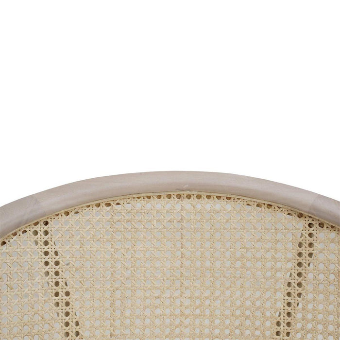Bramble - Mayfair Chair in Sandbar w/ Arctic White Performance Fabric & Rattan Natural on Back (Set of 2) - 76560SNBSF204RNAT--- - GreatFurnitureDeal