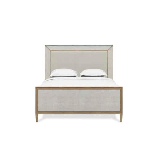 Bramble - Belgravia Upholstered Queen Bed w/ Rattan - BR-76565 - GreatFurnitureDeal