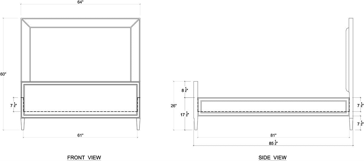Bramble - Belgravia Queen Bed - BR-76566