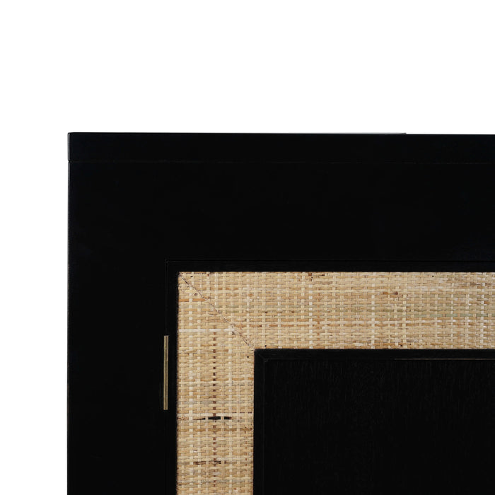 Bramble - Fleet 2 Door Sideboard w/ Rattan - BR-76568 - GreatFurnitureDeal