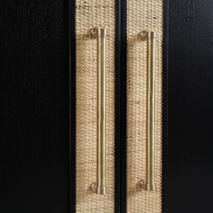 Bramble - Fleet 2 Door Sideboard w/ Rattan - BR-76568 - GreatFurnitureDeal