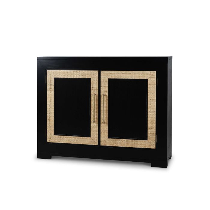 Bramble - Fleet 2 Door Sideboard w/ Rattan - BR-76568 - GreatFurnitureDeal