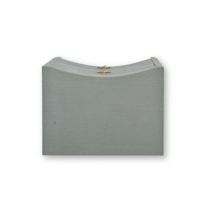 Bramble - Mornington Linen Wrapped Nightstand in Linen Pale Blue - 76575FPBE-----