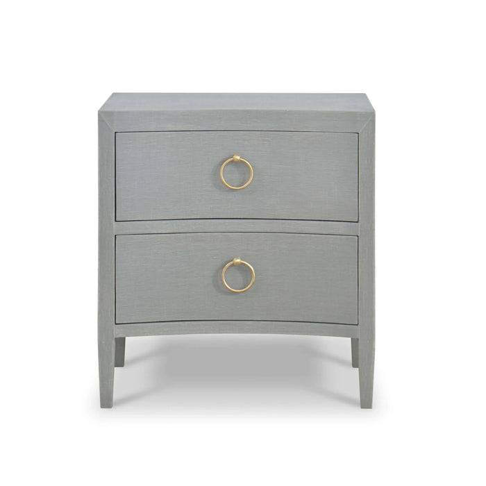 Bramble - Mornington Linen Wrapped Nightstand - 76575FPBE - GreatFurnitureDeal
