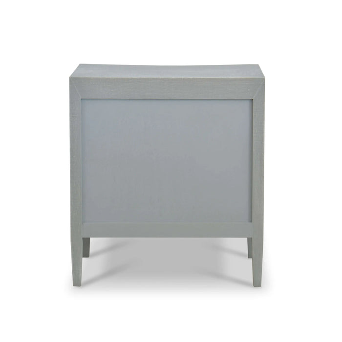 Bramble - Mornington Linen Wrapped Nightstand - 76575FPBE - GreatFurnitureDeal