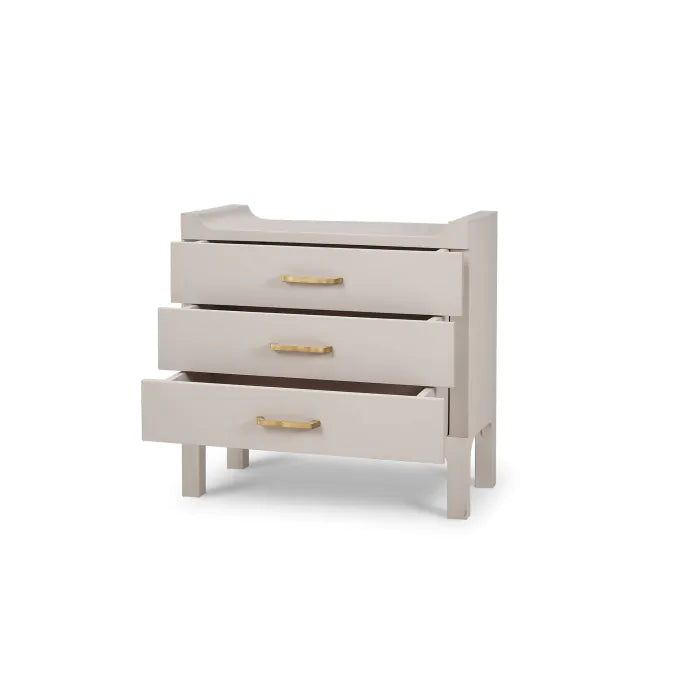 Bramble - Fulham Linen Wrapped End Table /Nightstand - BR-76581FPUT