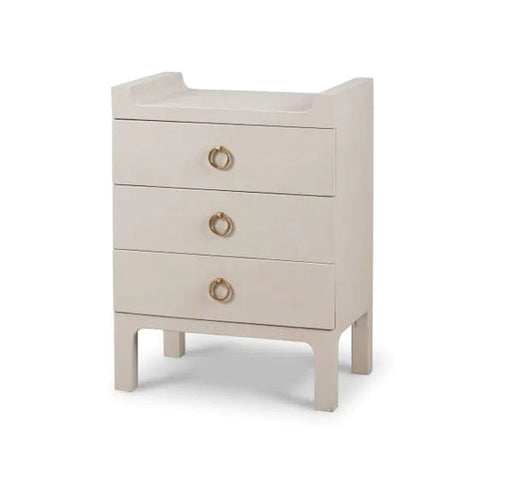 Bramble - Fulham Linen Wrapped Nightstand - 76583FPUT - GreatFurnitureDeal