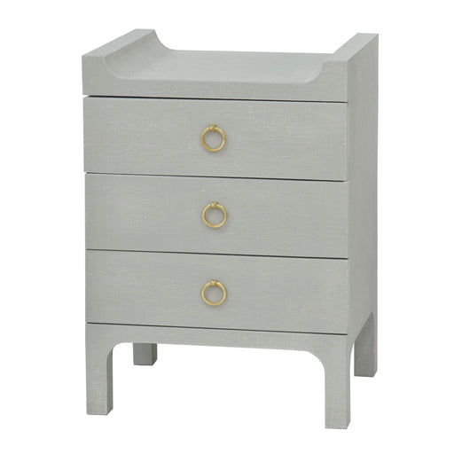 Bramble - Fulham Linen Wrapped Nightstand in Linen Pale Blue - US-WS-76583FPBE----- - GreatFurnitureDeal