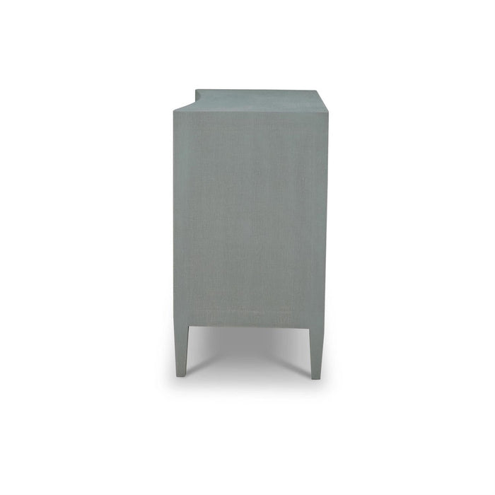 Bramble - Mornington Linen Wrapped 3 Drawer Dresser in Linen Pale Blue - 76584FPBE-----