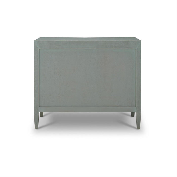Bramble - Mornington Linen Wrapped 3 Drawer Dresser in Linen Pale Blue - 76584FPBE-----