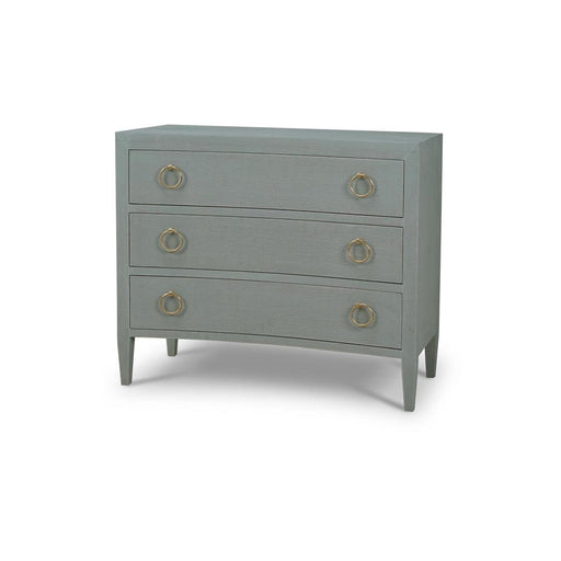 Bramble - Mornington Linen Wrapped 3 Drawer Dresser in Linen Pale Blue - 76584FPBE----- - GreatFurnitureDeal