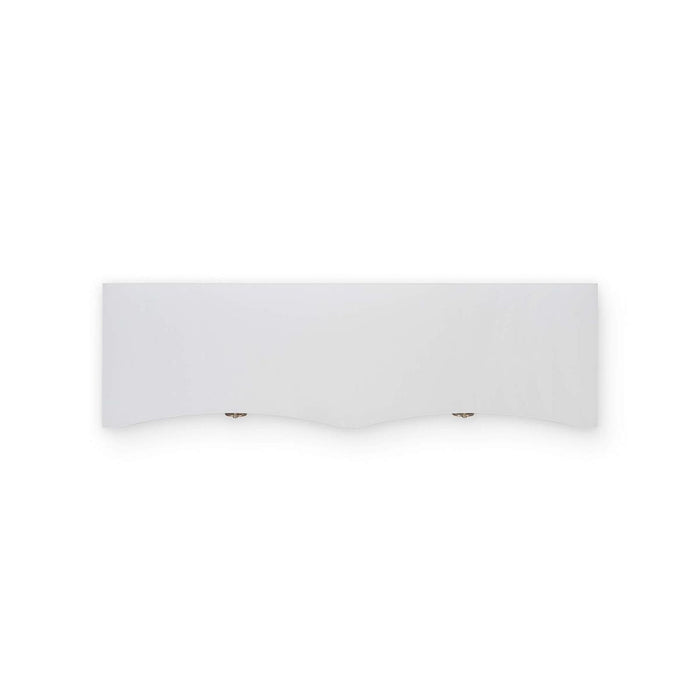 Bramble - Mornington Linen Wrapped 6 Drawer Dresser in True White - 76585FTRW-----
