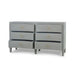 Bramble - Mornington Linen Wrapped 6 Drawer Dresser - 76585FPBE - GreatFurnitureDeal