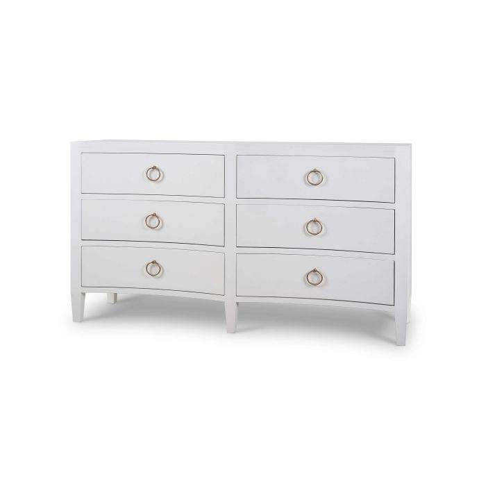 Bramble - Mornington Linen Wrapped 6 Drawer Dresser - BR-76585 - GreatFurnitureDeal