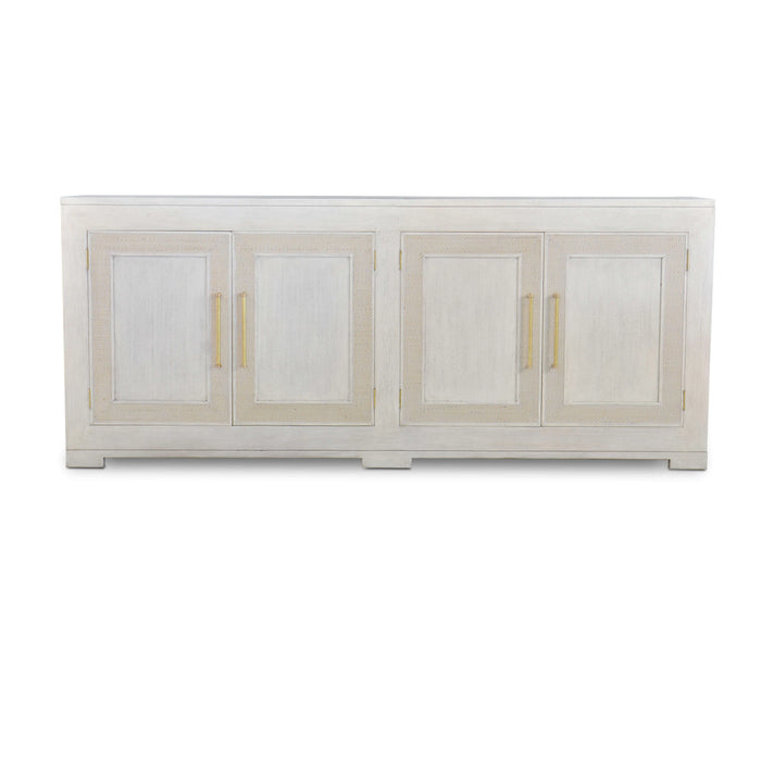 Bramble - Fleet 4 Door Sideboard w/ Rattan - BR-76593 - GreatFurnitureDeal