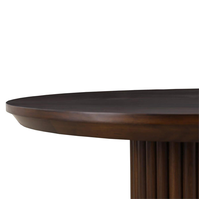 Bramble - Portobello Round Dining Table 60" in Matt Teak Brown - 76609MTB-----