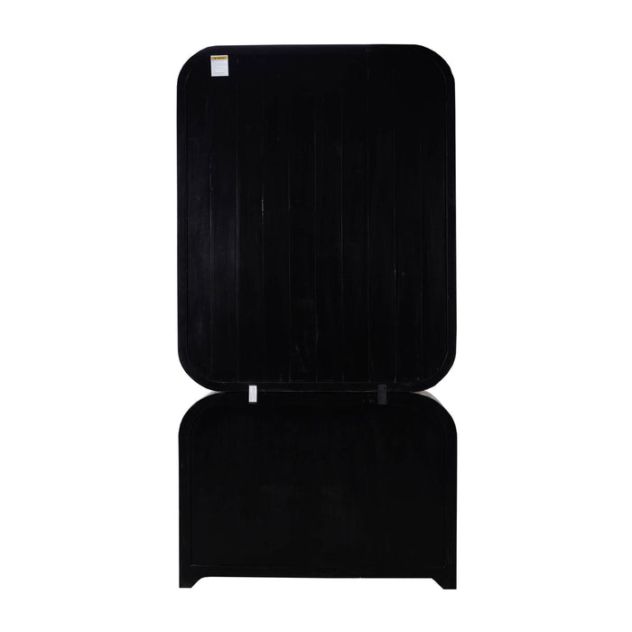 Bramble - Richmond Display Unit in Black Shiny, Off White, Rattan White - US-WS-76611BKS-OFWRT01--