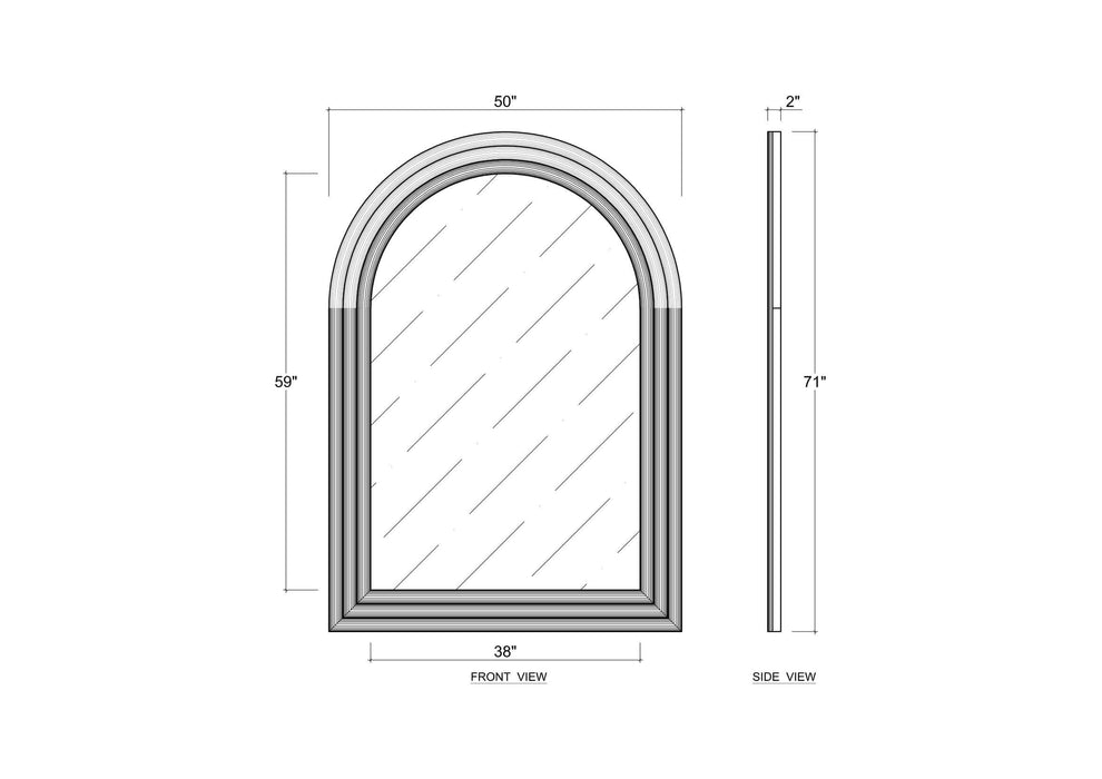 Bramble - Ascot Mirror - BR-76613 - GreatFurnitureDeal