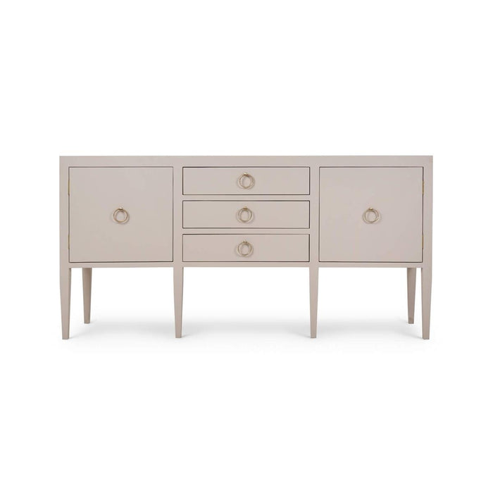 Bramble - Westminster Concave Sideboard Wrapped in Putty Linen - 76614FPUT-----