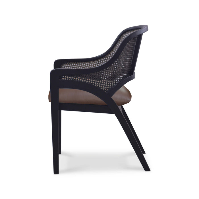 Bramble - Mayfair Chair w/ Leather - BR-76615 - GreatFurnitureDeal