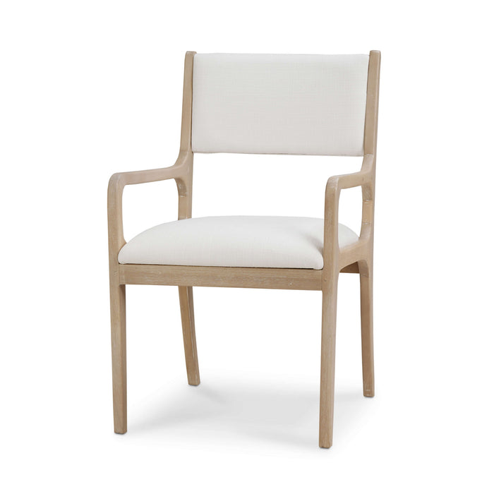 Bramble - Norfolk Dining Chair in Sandbar w/ Arctic White Performance Fabric (Set of 2) - BR-76626SNBSF204---- - GreatFurnitureDeal