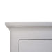 Bramble - Claremont Linen Wrapped Bedside Cabinet In Dove White - 76628FDOW----- - GreatFurnitureDeal