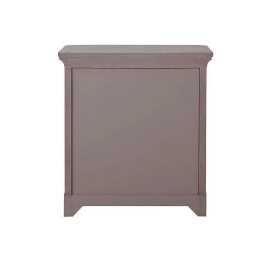 Bramble - Claremont Linen Wrapped Bedside Cabinet - US-WS-76628FSEL----- - GreatFurnitureDeal