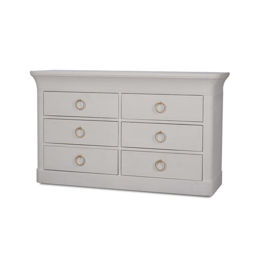 Bramble - Claremont 6 Drawer Linen Wrapped Dresser - BR-76630 - GreatFurnitureDeal