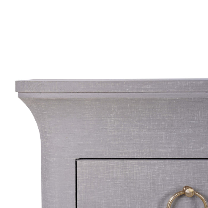 Bramble - Claremont 5 Drawer Linen Wrapped Dresser - BR-76632 - GreatFurnitureDeal