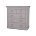 Bramble - Claremont 5 Drawer Linen Wrapped Dresser - BR-76632 - GreatFurnitureDeal