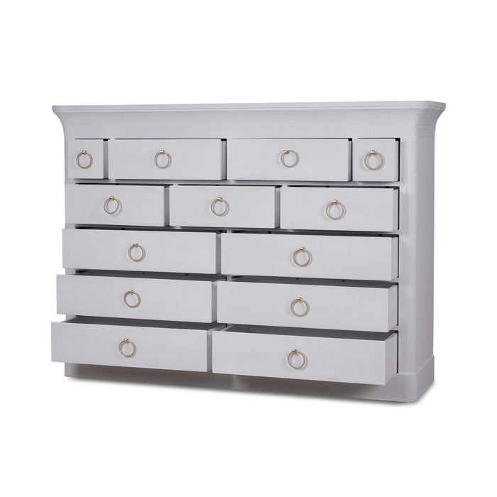 Bramble - Large Claremont Linen Wrapped Dresser - US-WS-76634FDOW----- - GreatFurnitureDeal