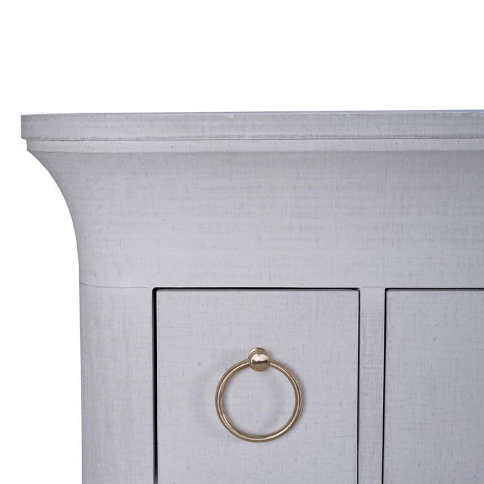 Bramble - Large Claremont Linen Wrapped Dresser - US-WS-76634FDOW----- - GreatFurnitureDeal