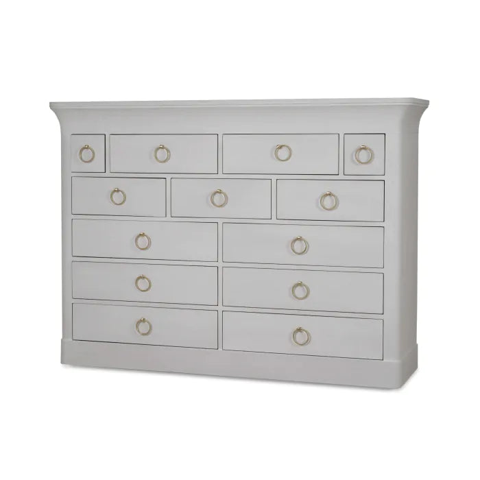linen wrapped dresser Bramble - Large Claremont Linen Wrapped Dresser