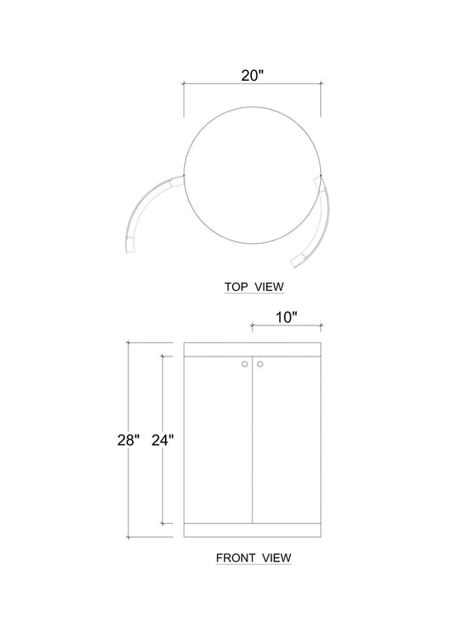 Bramble - Ringo Drum Table - BR-76636 - GreatFurnitureDeal