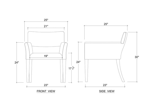 Bramble - York Upholstered Dining Chair - BR-76637 - GreatFurnitureDeal