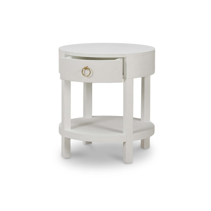 Bramble - Milan Linen Wrapped Side Table - BR-76641 - GreatFurnitureDeal