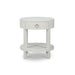 Bramble - Milan Linen Wrapped Side Table - BR-76641 - GreatFurnitureDeal