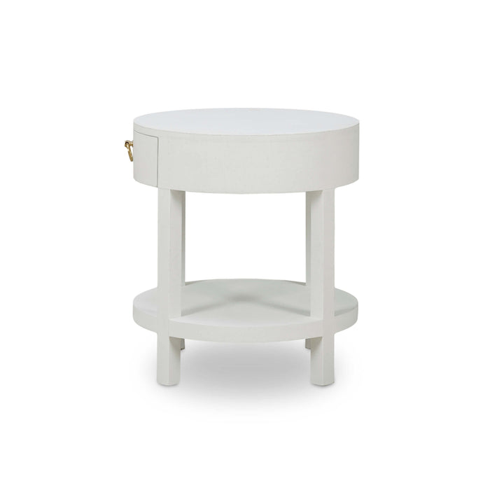 Bramble - Milan Linen Wrapped Side Table - BR-76641 - GreatFurnitureDeal