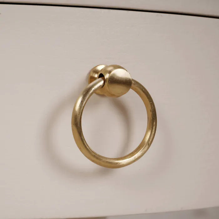 Bramble - Milan Linen Wrapped Side Table in Putty - 76641FPUT----- - GreatFurnitureDeal