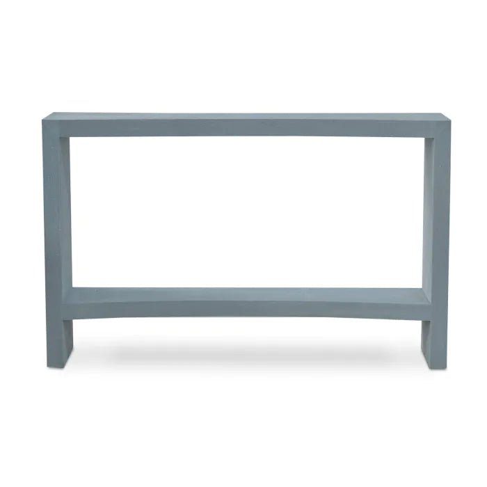 Bramble - Westminster Linen Wrapped Concave Console Table - BR-76643 - GreatFurnitureDeal