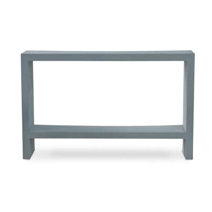 Bramble - Westminster Linen Wrapped Concave Console Table - BR-76643 - GreatFurnitureDeal