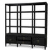Bramble - Westminster Large Linen Wrapped Concave Shelving Unit - BR-76645 - GreatFurnitureDeal