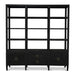 Bramble - Westminster Large Linen Wrapped Concave Shelving Unit - BR-76645 - GreatFurnitureDeal