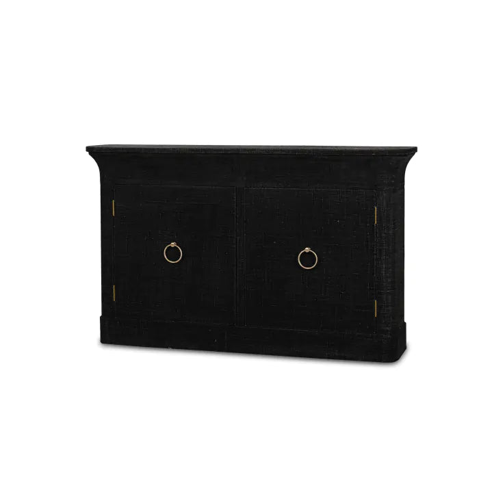 Bramble - Claremont Narrow Linen Wrapped Sideboard - BR-76648 - GreatFurnitureDeal