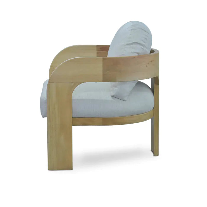 Bramble - Momo Linen Wrapped Club Chair - BR-76650