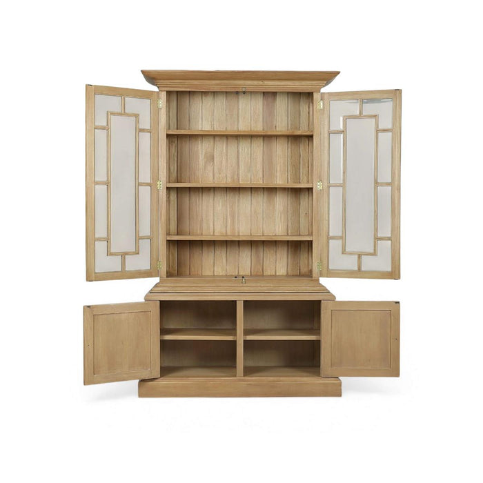 Bramble - Bruges Display Cabinet in Fruitwood - 76651FRW-----