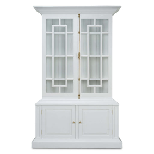 Bramble - Bruges Display Cabinet in True White - BR-76651TRW----- - GreatFurnitureDeal