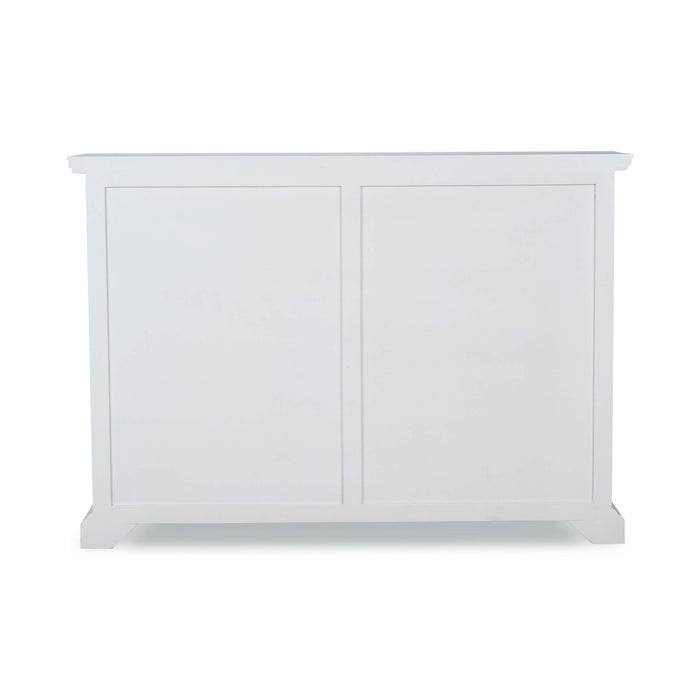 Bramble - Surrey Narrow Sideboard in True White - BR-76652TRW----- - GreatFurnitureDeal