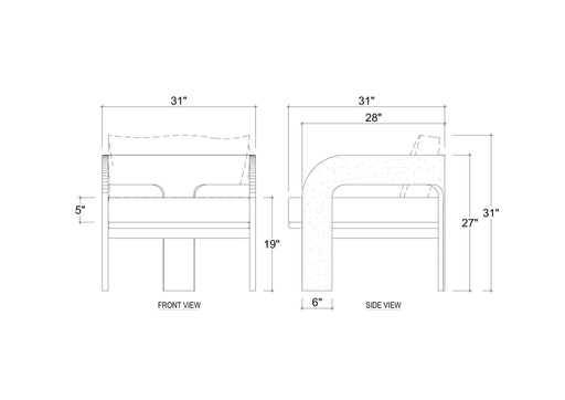 Bramble - Momo Leather Clad Club Chair - BR-76653 - GreatFurnitureDeal