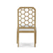 Bramble - Ceylon Dining Chair in Fruitwood w/ Arctic White Performance Fabric - 76677FRWSF204---- - GreatFurnitureDeal